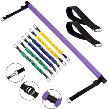 Adjustable Pilates Resistance Stick | Home Workout & Fitness Gear