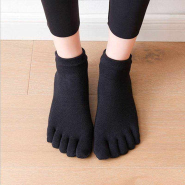 Non-Slip Five-Toe Yoga Socks for Women – Pilates & Barre Grip