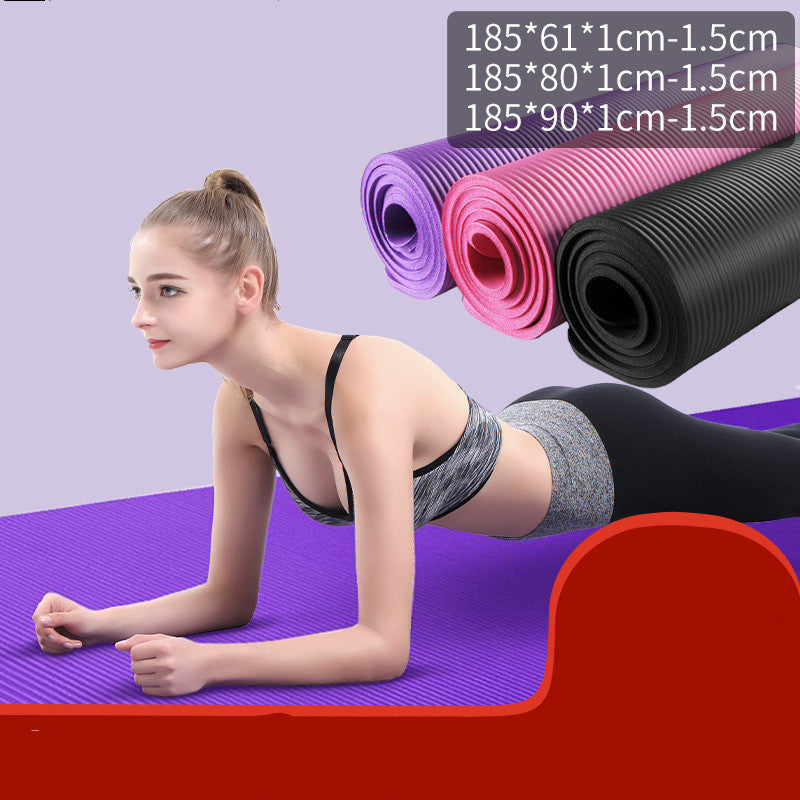 Sports Dance Mat Fitness Non-slip Nbr Yoga Mat