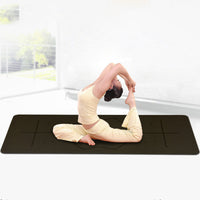 Natural rubber yoga mat