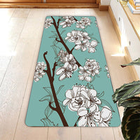 Suede Natural Rubber Beginner Yoga Mat