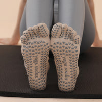 Non-slip Ladies Five Finger Pilates Socks