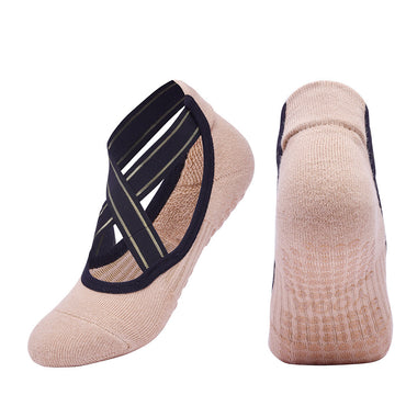 Dance fitness non-slip Pilates socks straps